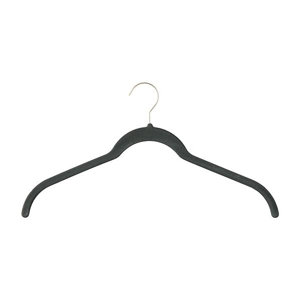 Non-Slip Velvet Suit Hanger Slate Pkg/40, 17-1/2 x 1/4 x 9-1/4 H | The Container Store