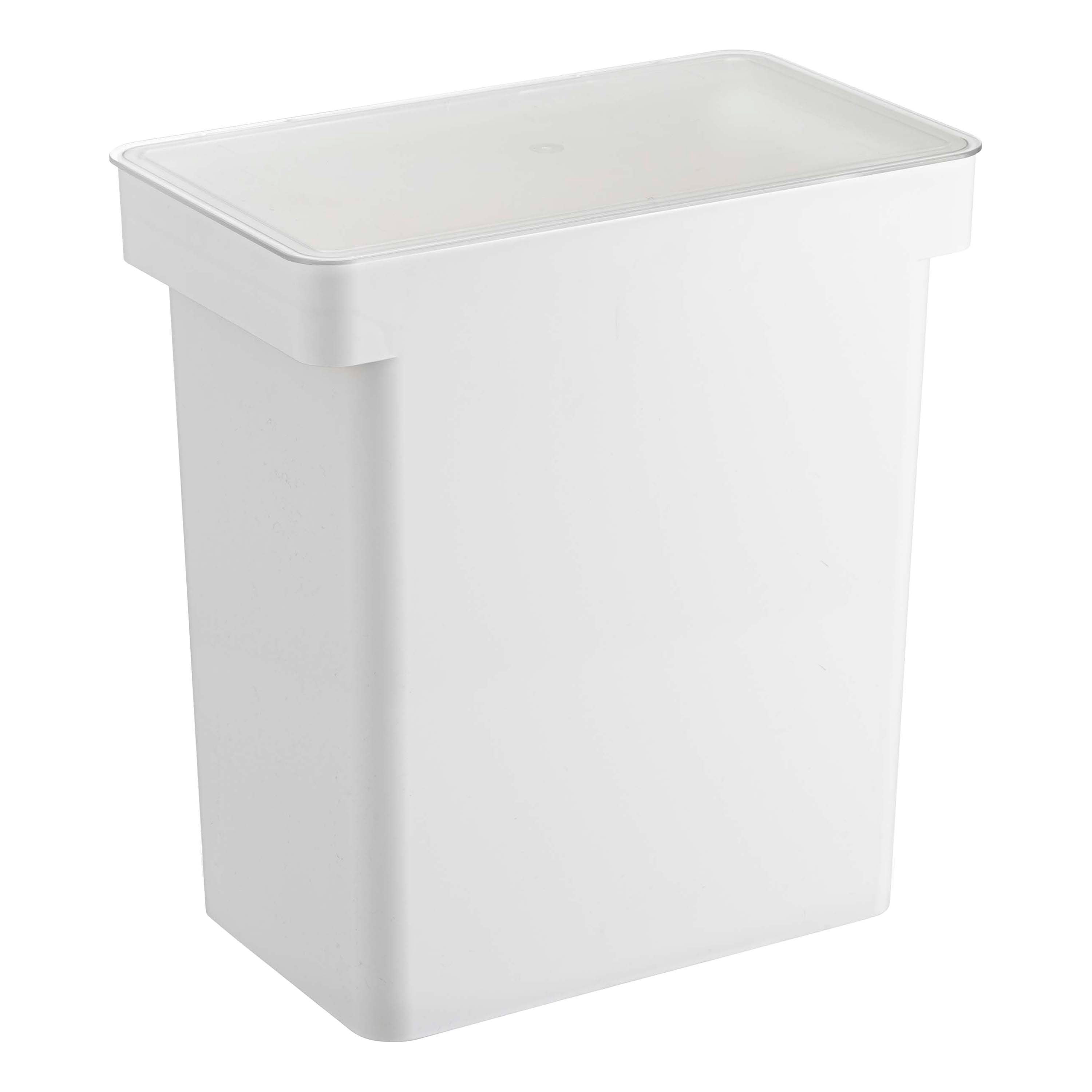 Yamazaki Extra Large Tower Rolling Airtight Pet Food Container White