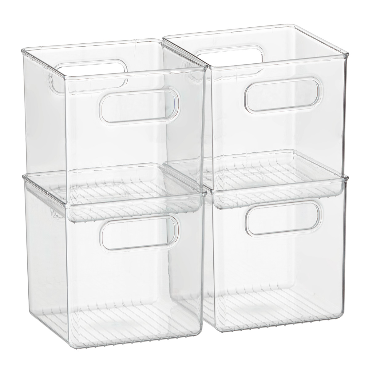 Case of 4 Linus Small Pantry Cube Clear