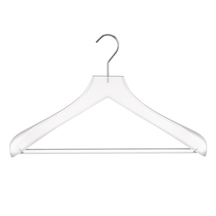 White Plastic coat Hangers mod. ABB039050 White plastic coat-hangers [] - -  It's Free! : Padova Vern, hangers production, hangers varnishing with  antislip finishes, rubberized soft-touch vasrnishing, velvet flocked finish