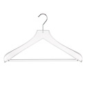 Frosted Acrylic Superior Coat Hangers
