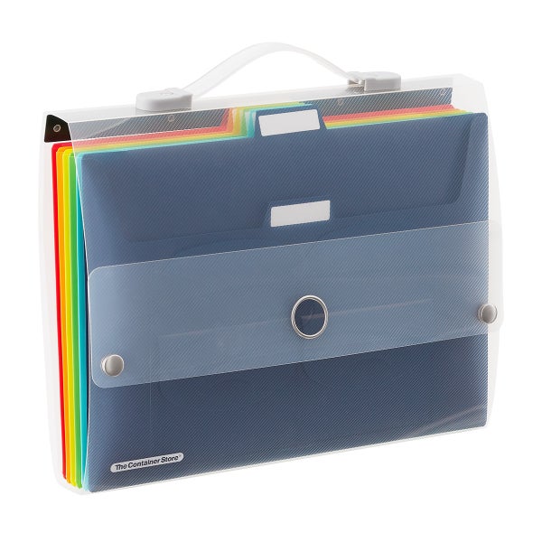Cascading 6Pocket Letter File Wall Organizer The Container Store