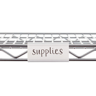 Metro Industrial Shelf Label Holders Reviews | The Container Store