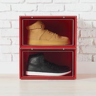 The Container Store Side Profile Drop-Front Shoe Boxes