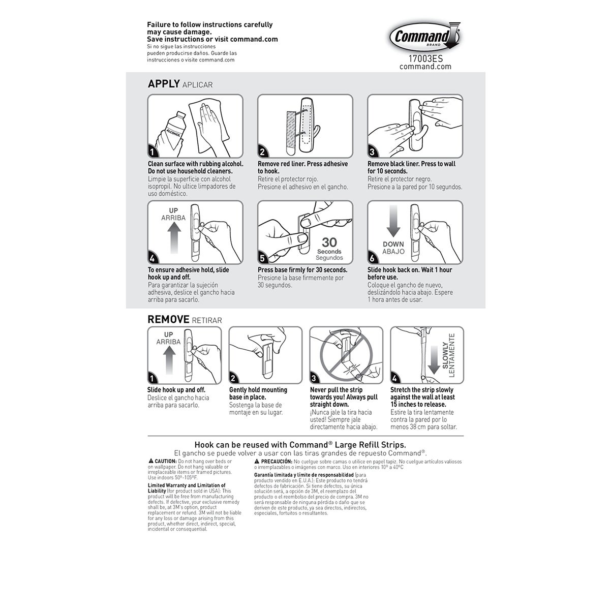 3M Command Adhesive Utility Hooks