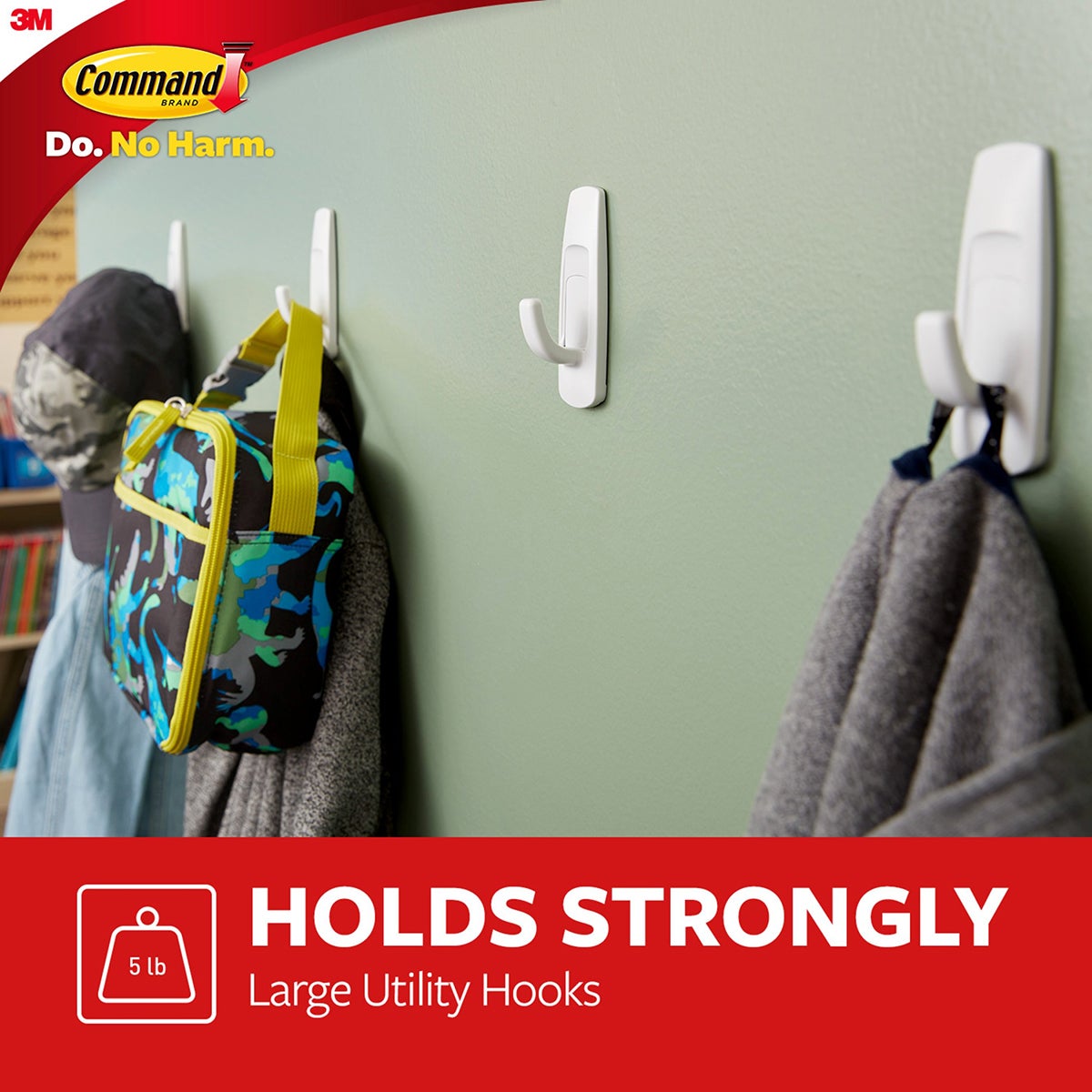 3M Command Adhesive Utility Hooks