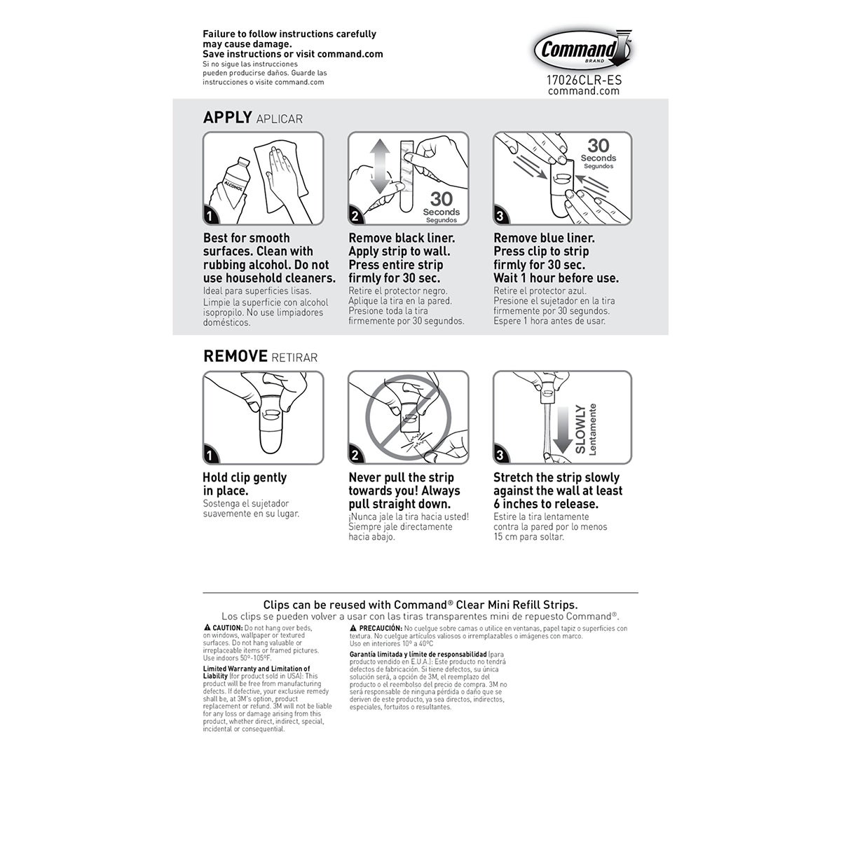 3M Command Adhesive Decorating Clips