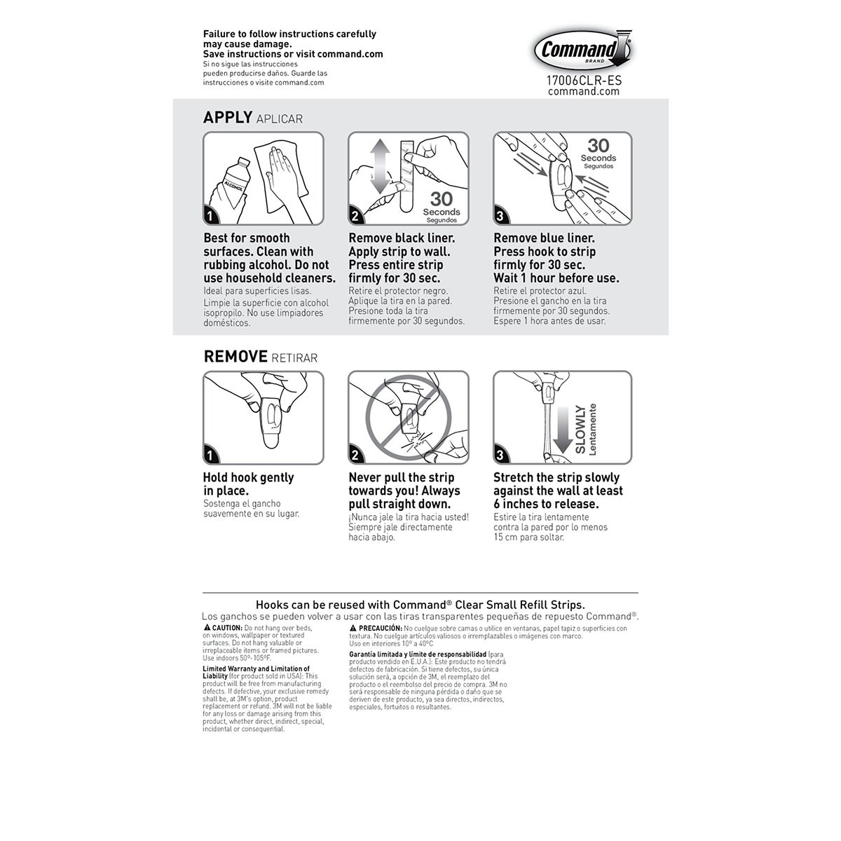 3M Command Adhesive Mini Hooks