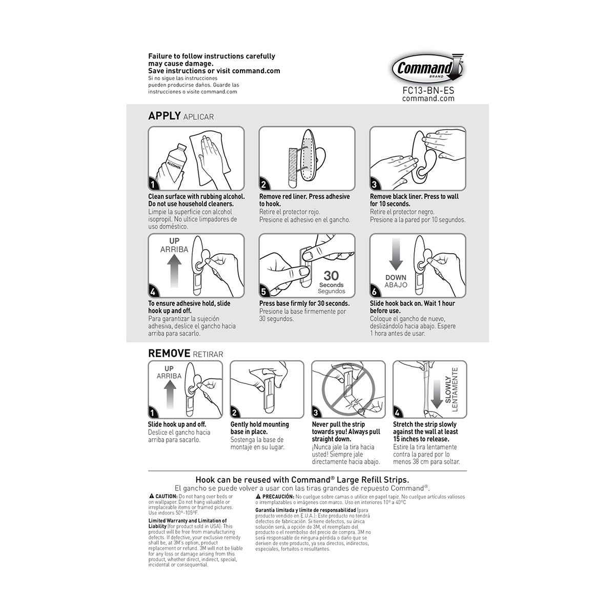 3M Command Adhesive Oiled Bronze Hooks