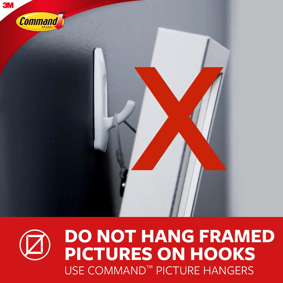 3M White Command Designer Hooks