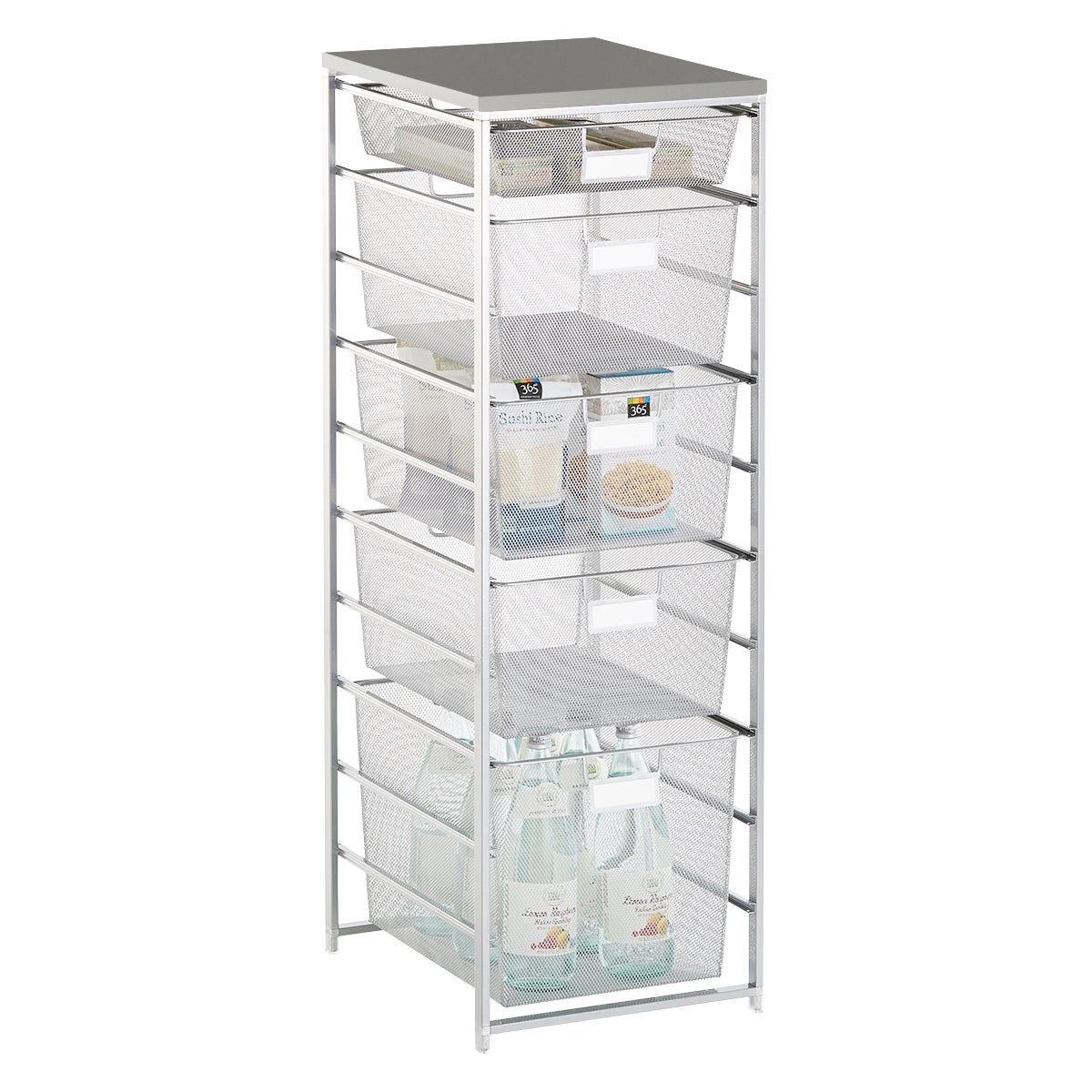 Elfa Mesh Pantry Storage Cabinet - Organize Your Space