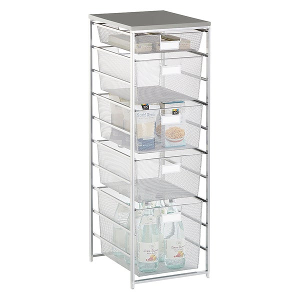 Elfa Mesh Pantry Storage Cabinet - Organize Your Space
