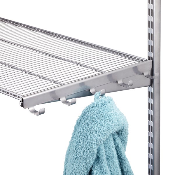 Elfa Ventilated Wire Shelf Bracket Hooks The Container Store