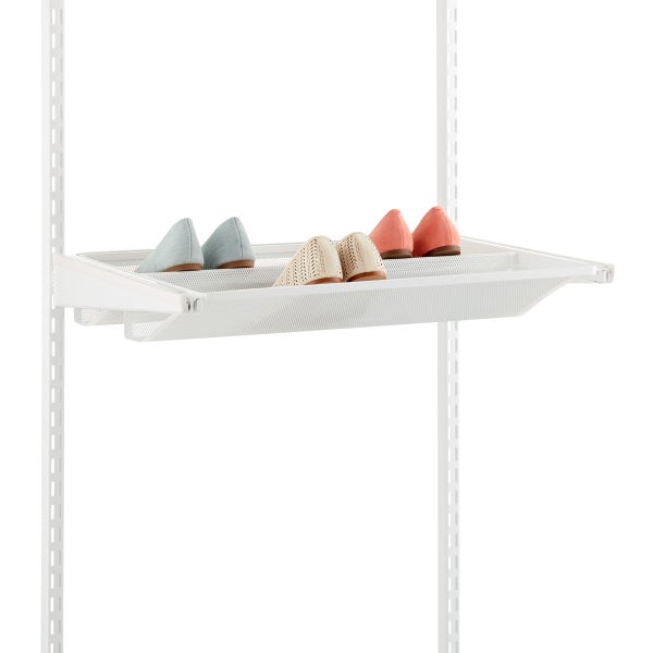 Elfa Gliding Mesh Shoe Shelf The Container Store