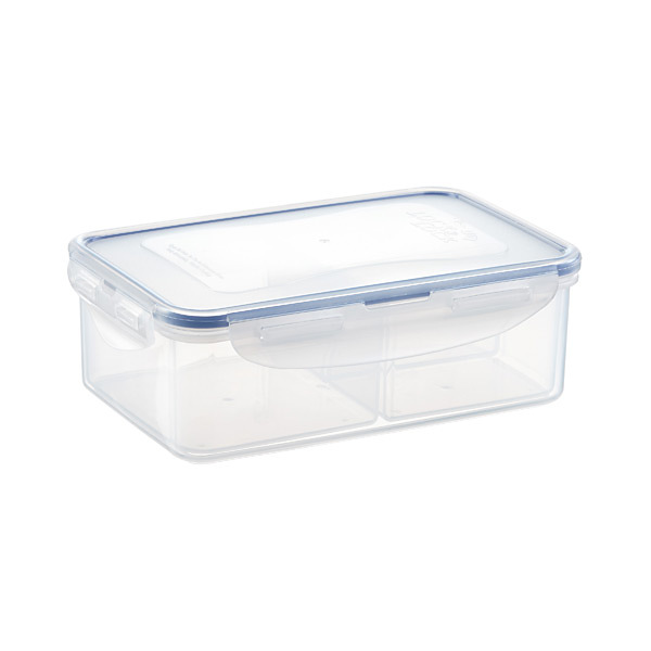 DIVIDED LUNCH CONTAINERS W FORK & KNIFE & LIDS 46.5 oz 1/Pk SELECT: Color