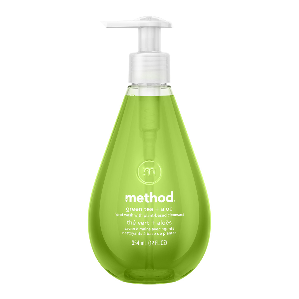 Method 12 Oz Gel Hand Wash The Container Store   10087924 Method Green Tea VEN1 