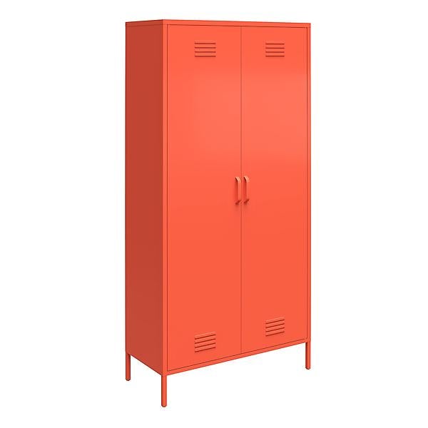 Novogratz Cache Tall 2-Door Metal Locker Storage Cabinet