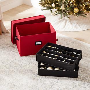 Wing-Lid Ornament Storage Box