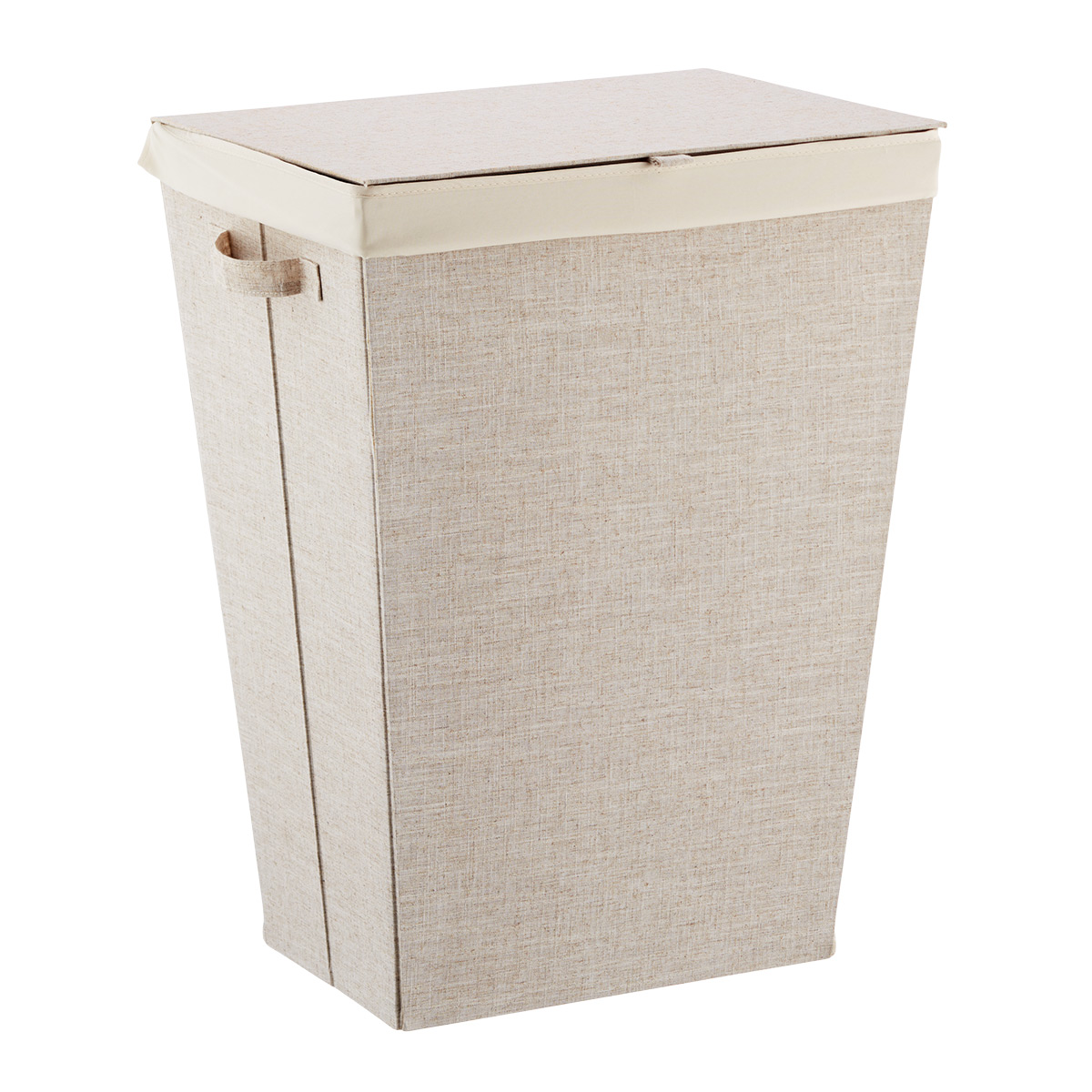 The Container Store Cambridge Tapered Hamper Linen