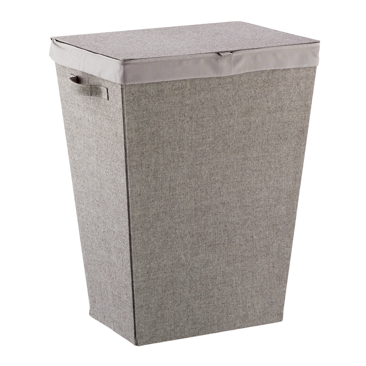The Container Store Cambridge Tapered Hamper Grey