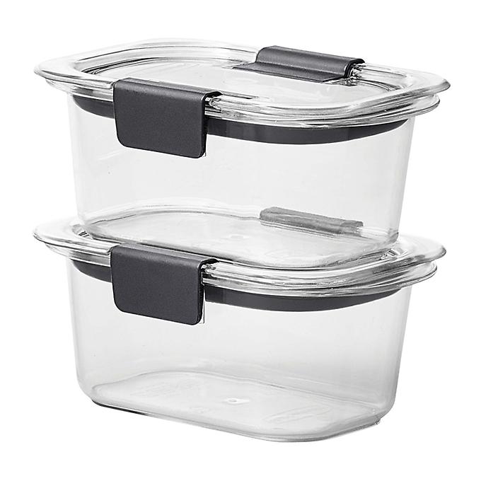 Rubbermaid Brilliance Food Storage Container Set of 2 | The