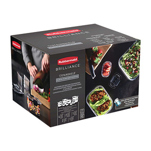 Rubbermaid Brilliance Plastic 20PC Multipack Set