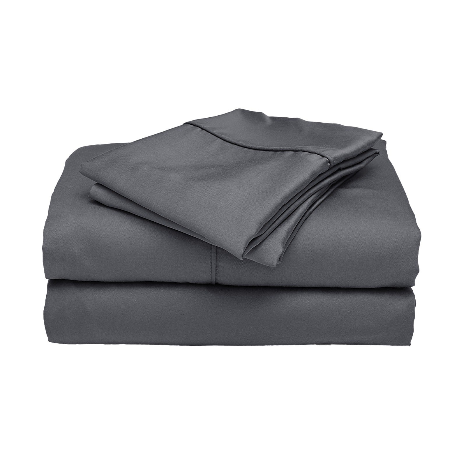 ettitude Queen Signature Sateen Sheet Set Slate