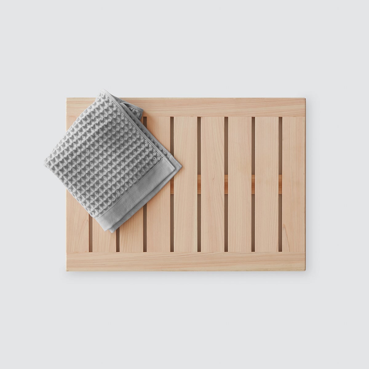The Citizenry Hinoki Wood Bath Mat The Container Store