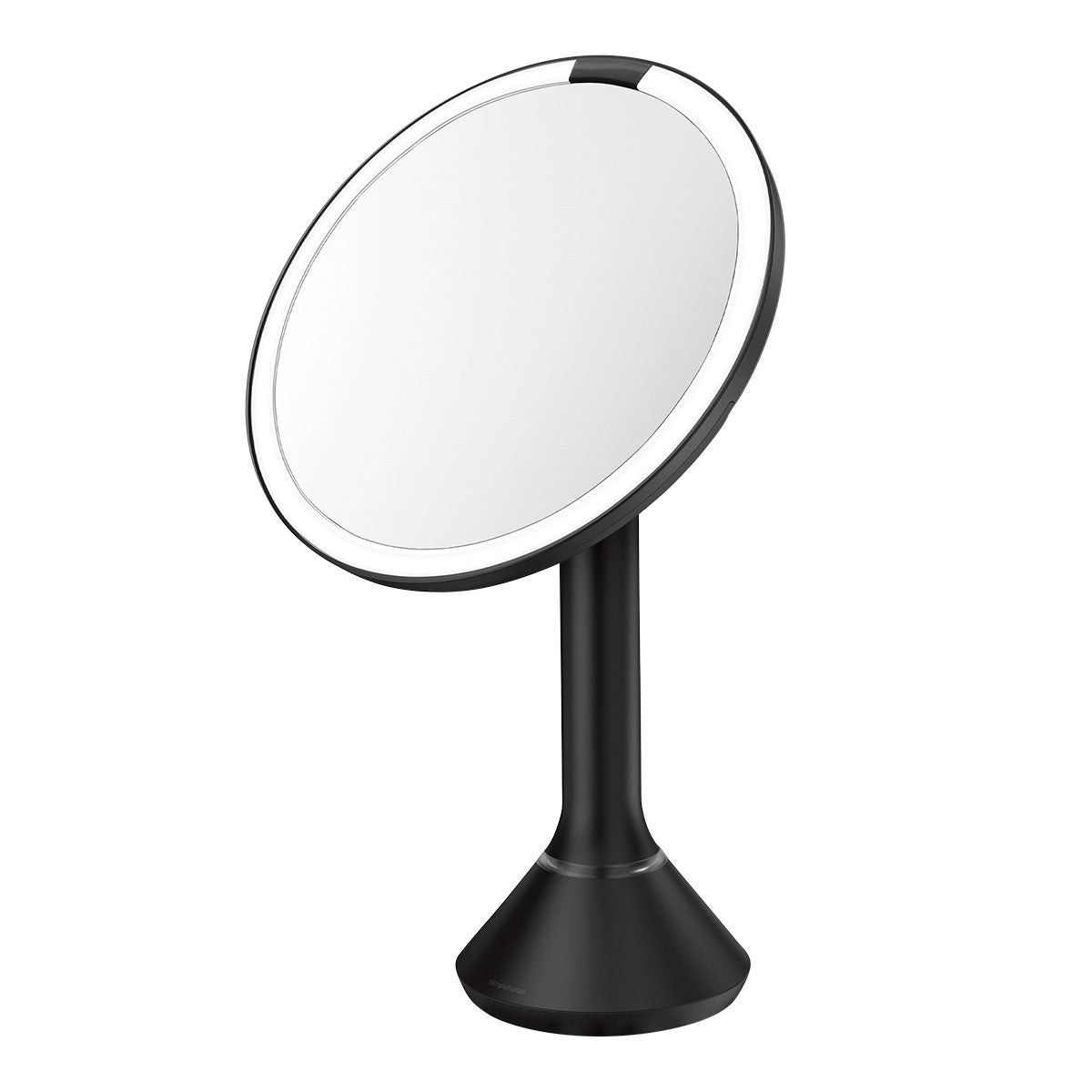 simplehuman 5X Touch-Control Sensor Mirror Black Steel