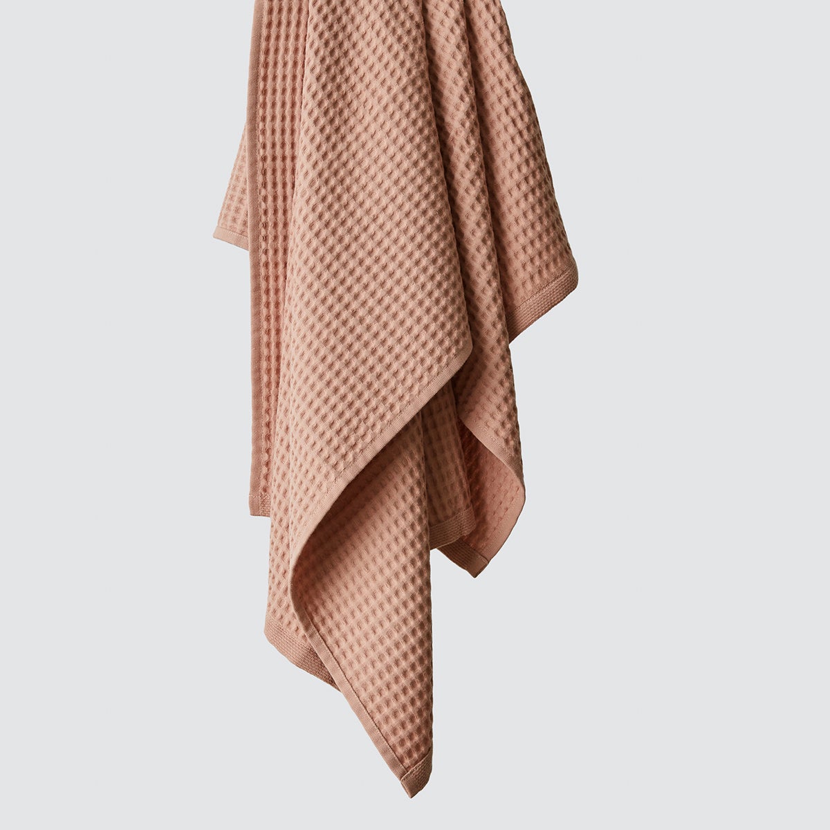 The Citizenry Mara Organic Waffle Face Towel Rose
