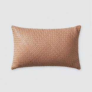 The Citizenry Dhara Leather Lumbar Pillow - Small