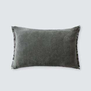 The Citizenry Naveta Velvet Lumbar Pillow