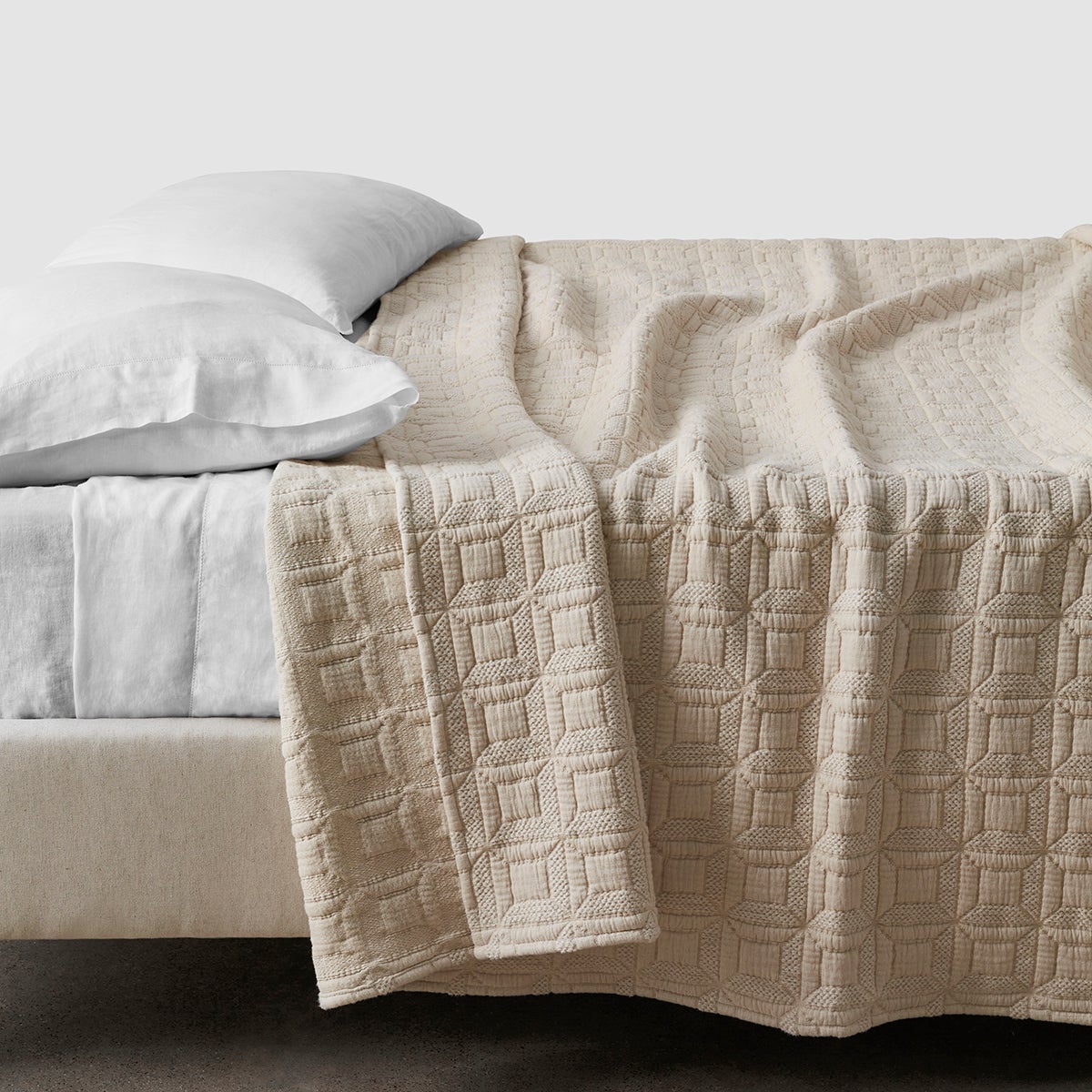 The Citizenry Ayla Organic Cotton Quilted Blanket The Container Store