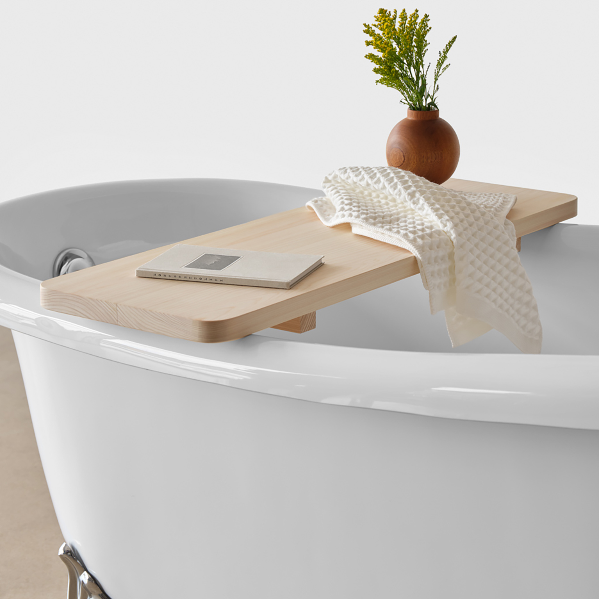 2024 Wood Bathtub Tray - Bath Caddy