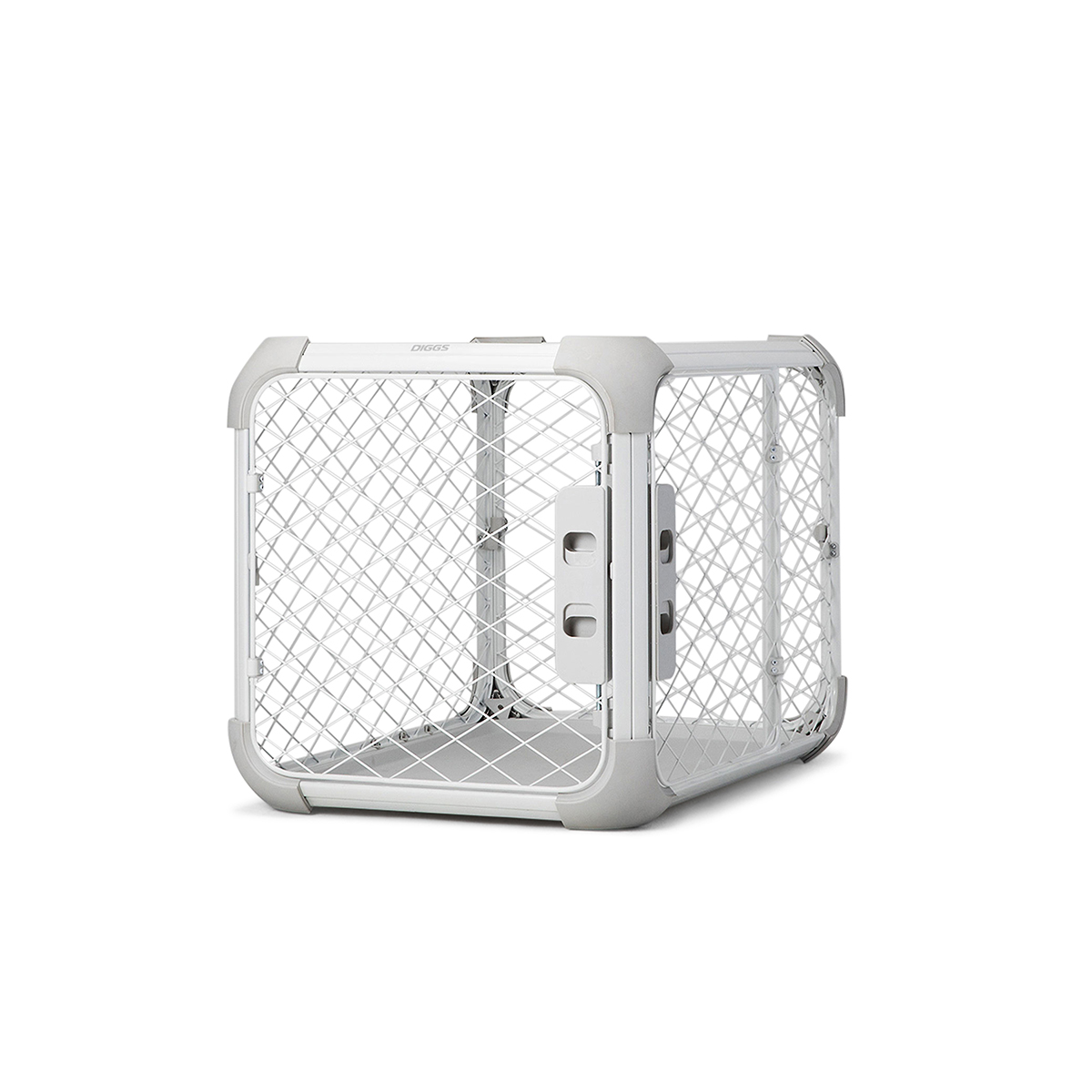 Diggs 30" Evolv Collapsible Dog Crate White
