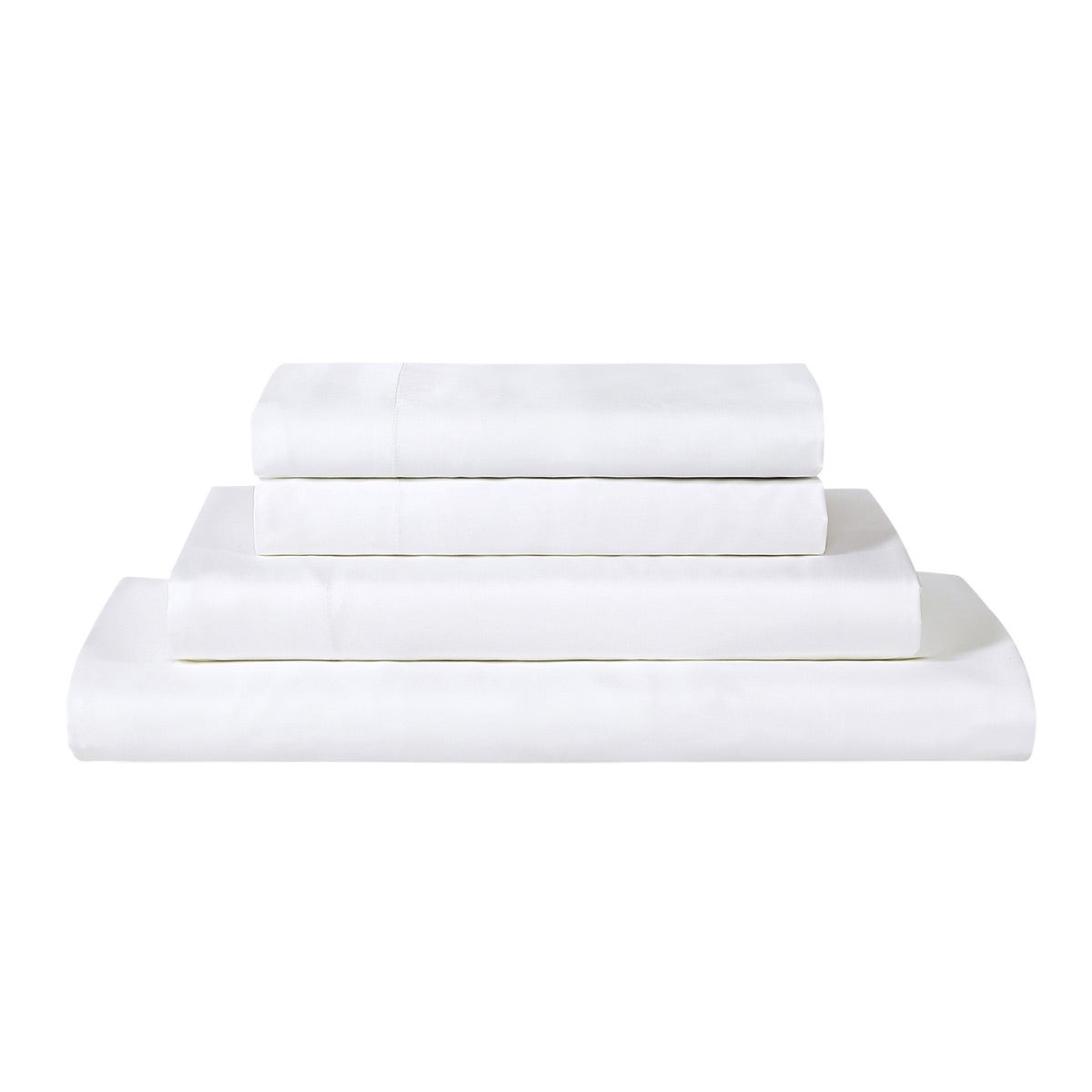 SIJO Queen Eucalyptus Sheet Set Snow Set of 4
