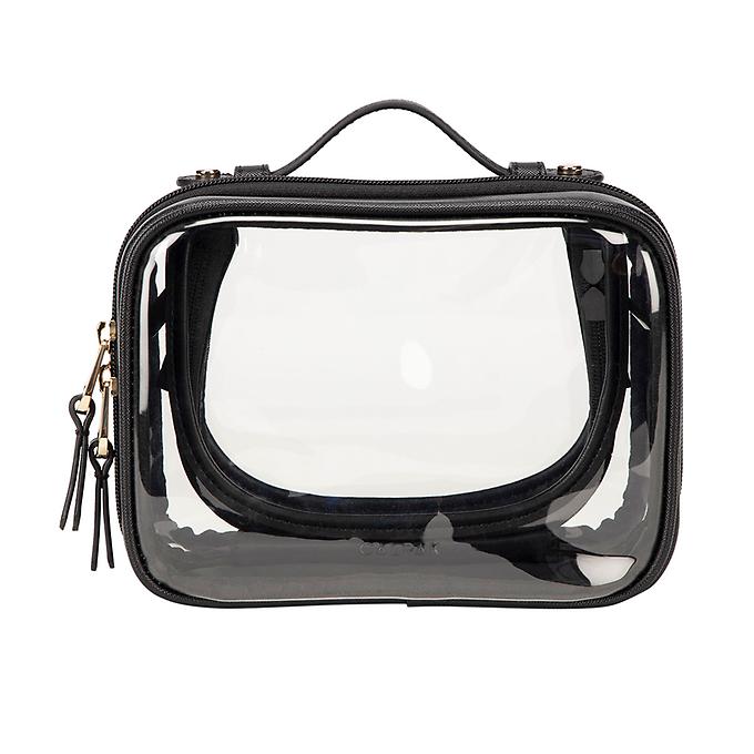 clear makeup bags for travel Away Women's Cosmetic Case - Black This product can expose you to chemicals which are known to the State of California to cause cancer Clear Train Case with Top