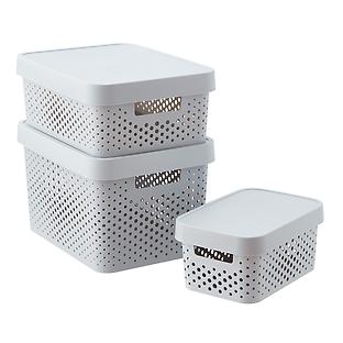 Large Modular Storage Box White Opaque - Brightroom™