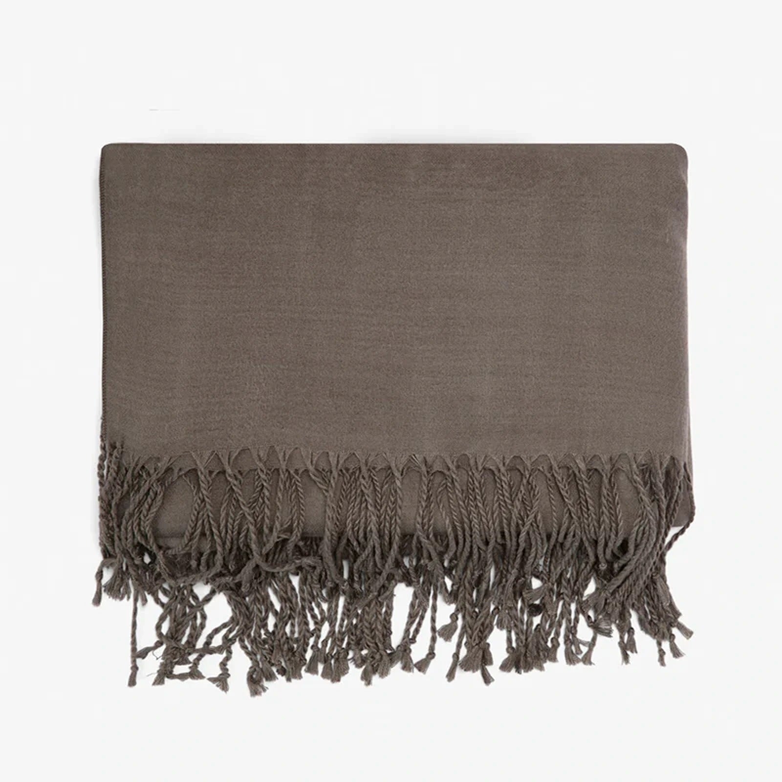ettitude Vegan Cashmere Throw Blanket Slate