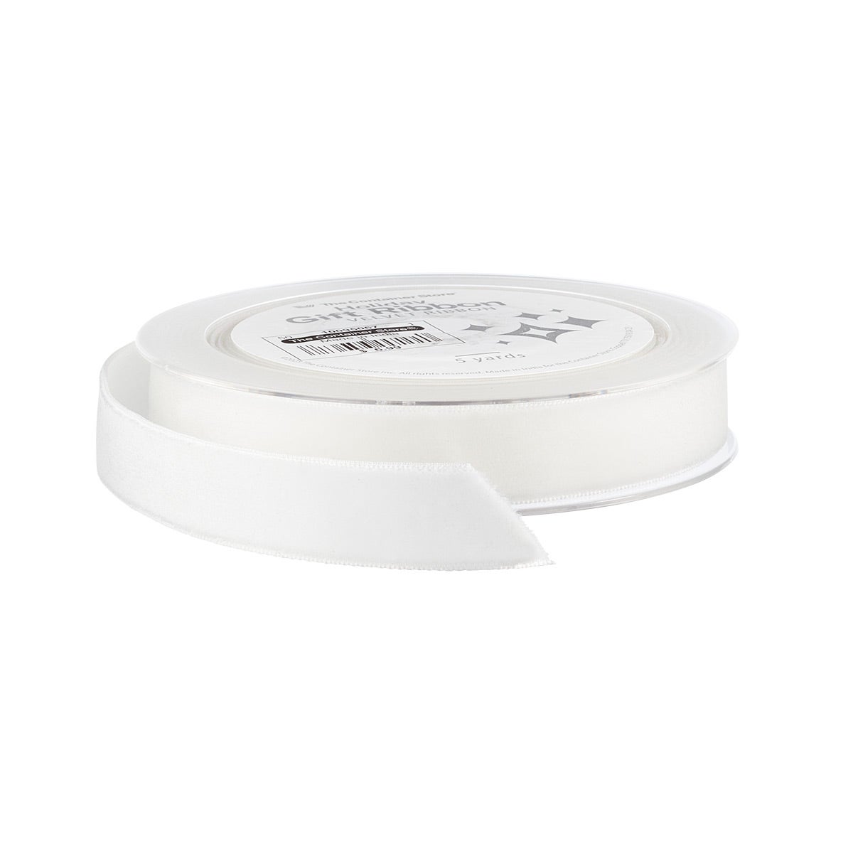 Ribbon Thin Velvet Ivory