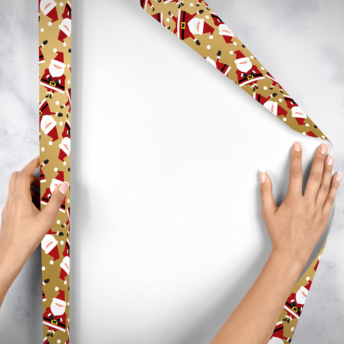 Dancing Santa Wrapping Paper