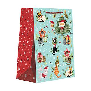 Jillson & Roberts Jumbo Gift Wrap - Bright Santa