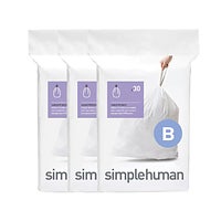 simplehuman 1.5 gal. Trash Liners B Pack of 90 | The Container Store