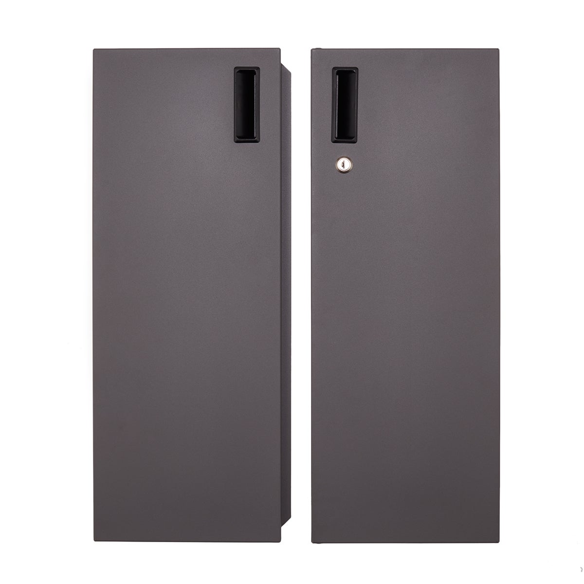 Garage+ by Elfa Lower Cabinet Doors w/ Lock Matte Grey Set of 2