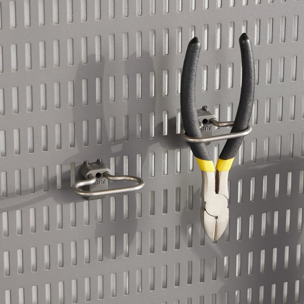 Garage Plus by Elfa Pegboard Oval Hooks Pkg/2 The Container Store