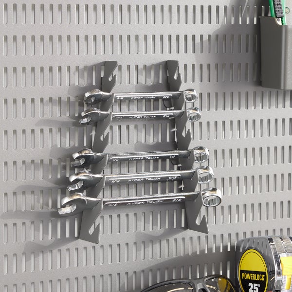 Garage Plus by Elfa Pegboard Wrench Holder The Container Store