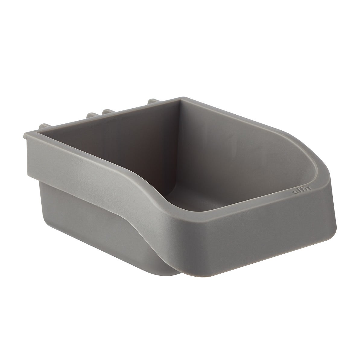 Garage+ by Elfa Short Pegboard Bin Matte Grey