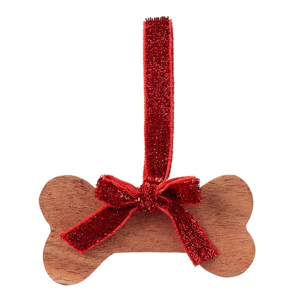 Wooden Dog Bone Tie On The Container Store