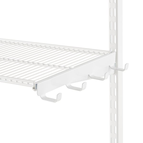 Elfa 12" Ventilated Wire Shelf Bracket Hooks The Container Store