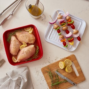 Tovolo Prep & Serve Marinade Tray Set